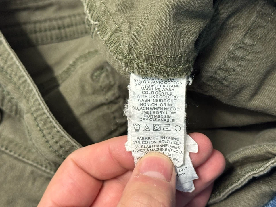 Shorts feminino prAna Tess tamanho 10 verde caminhada ao ar livre natureza - Imagem 4 de 4