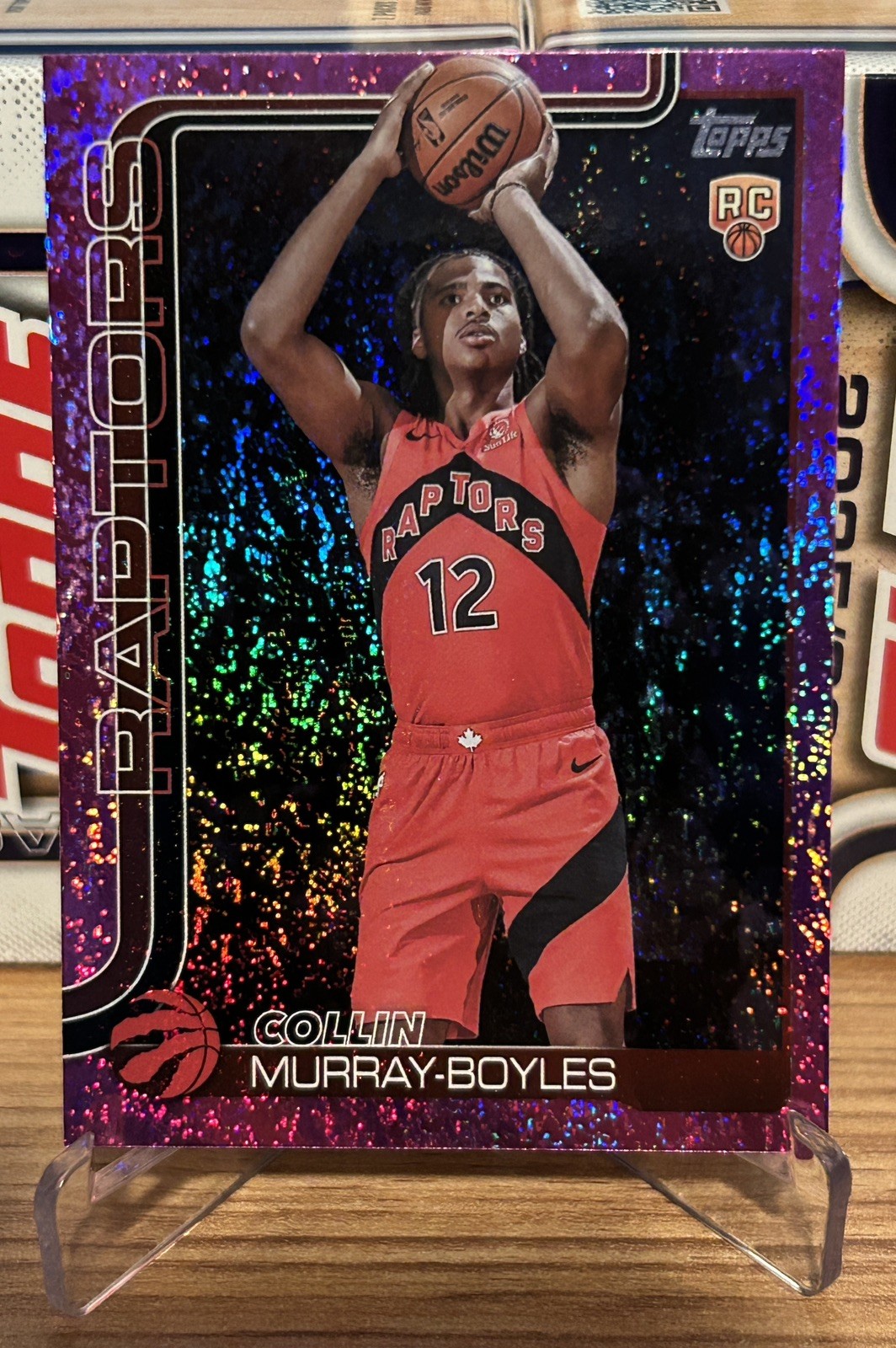 Collin Murray-Boyles 2025-26 Topps Basketball Flagship Pink Holo Foil RC 209