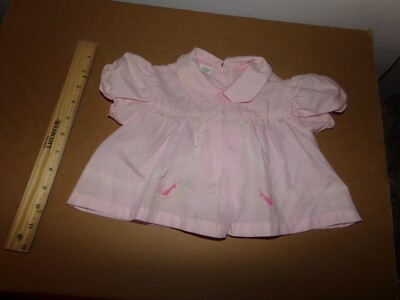 PASST ZU XAVIER ROBERTS SKULPTUR KOHL PATCH KINDER SOFTY MÄDCHEN rosa KLEID VINTAGE 0