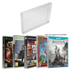 10x Video Game Protectors FOR PS2 WII-WII U GameCube Xbox 360 DVD Standard Cases