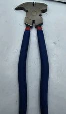 Westward Long Nose Fencing Pliers, Dipped Handle 1-3/8 Max. Jaw Opening 53JX02
