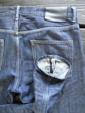 AllSaints Spitalfields Cigarette skinny Japanese selvedge denim jeans 32 33