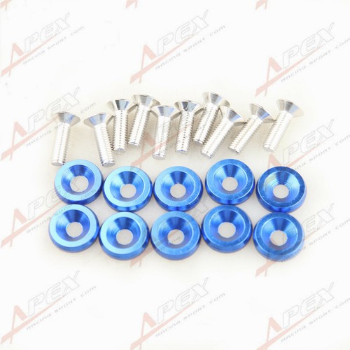 10pc 20pc 40pc Billet Aluminum Fender/Bumper Washer/Bolt Engine Bay Dress Up Kit - Picture 11 of 21