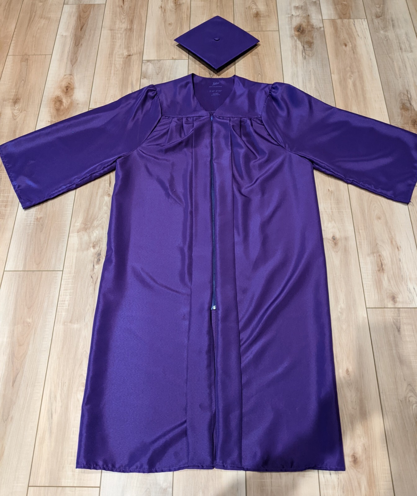 Jostens Premium Purple Graduation Cap & Gown Zipper R… Gem