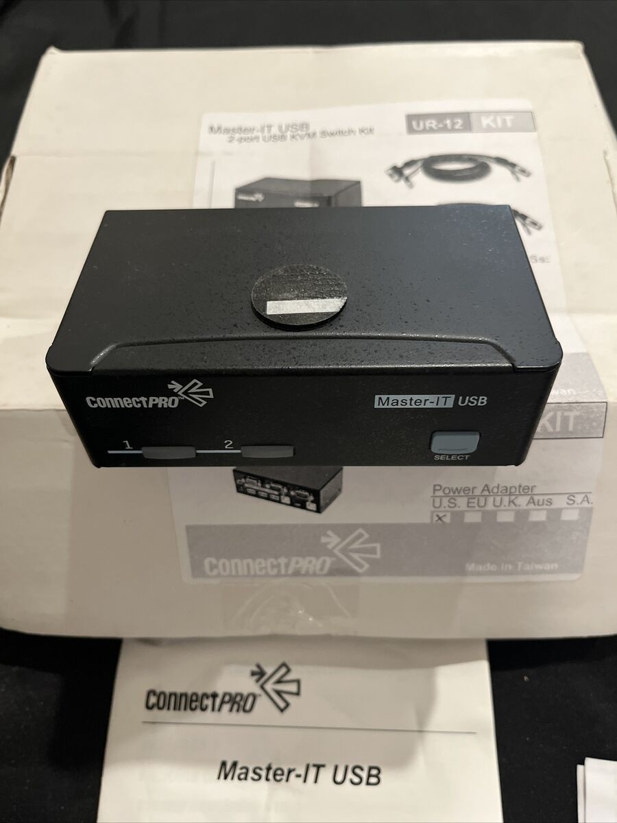 ConnectPRO UR-12-KIT 2-port USB KVM Switch with USB Emulation | eBay