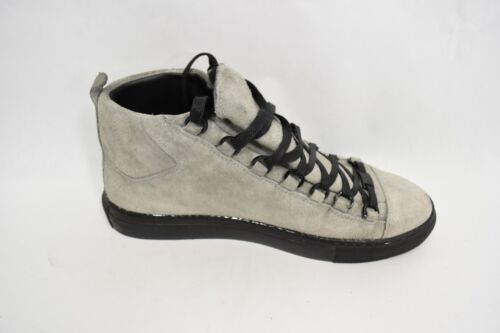 BALENCIAGA Lambskin Crackling Leather Arena Hi Sneakers  display picture 2