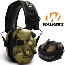 Walkers Game Ear Razor Slim Electronic Muff MultiCam Camo Tan Hearing Protection