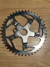 NEW CHROME 44 TOOTH BICYCLE SPROCKET SINGLE GEAR FIXIE CRUISER 24 PROFILE GT