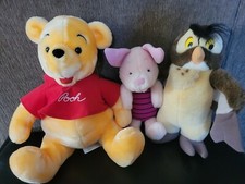Winnie The Pooh, OWL  Piglet Plush Toy Doll Disney Store Exclusive Vintage 16