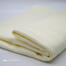 Ivory ACRYLIC FELT FABRIC By The Yard 72" WIDE Thick and Soft Felt Fabric