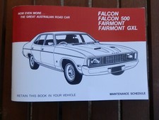 FORD FALCON XC OWNERS AND SERVICE MANUAL