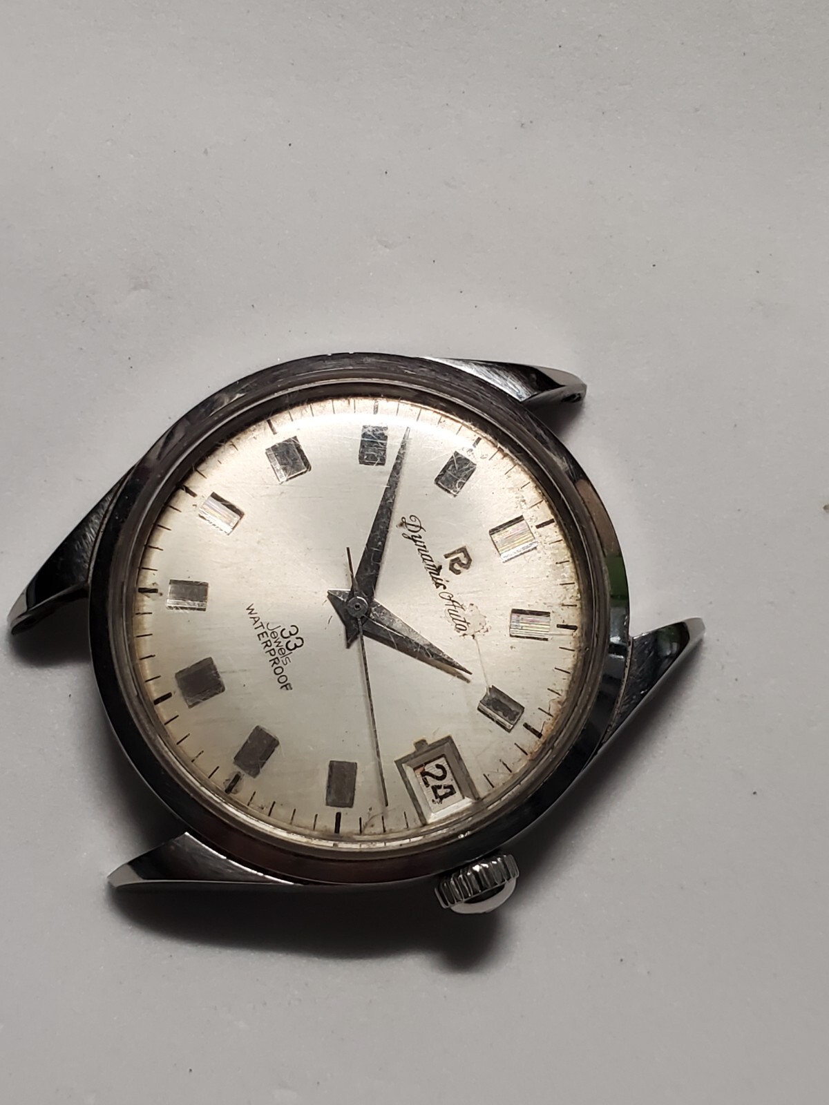 60's Ricoh Dynamic Auto 33 Jewels Automatic Movement Watch for Parts Or  Restore