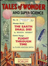 TALES OF WONDER Spring 1942 . Walter Gillings, Number 16 / TALES OF #20563