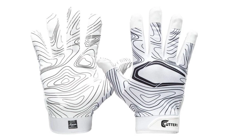 Football Receiver Gloves - NEW - Free Shipping - Game Day Elite - CUTTERS