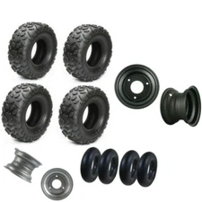 6" inch 145/70-6 Tire Tube Wheel Rim for 70cc 110 125cc ATV Go Kart Mini Bike