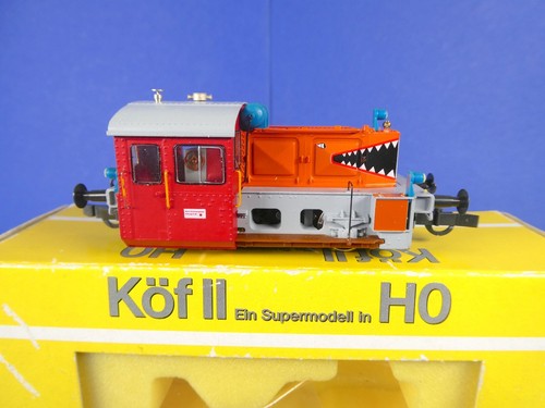 *BRAWA H0 0459: "Haifischmaul" Köf II DB Diesellok | Zustand: Gebraucht