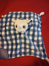 Booginhead PaciPal Elephant Security Blanket Lovey Lovie Baby Teether Blue Aqua