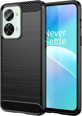 CARBON HÜLLE Für ONEPLUS NORD 2T HANDY SCHUTZHÜLLE SLIM CASE SILIKON SCHWARZ 2 T