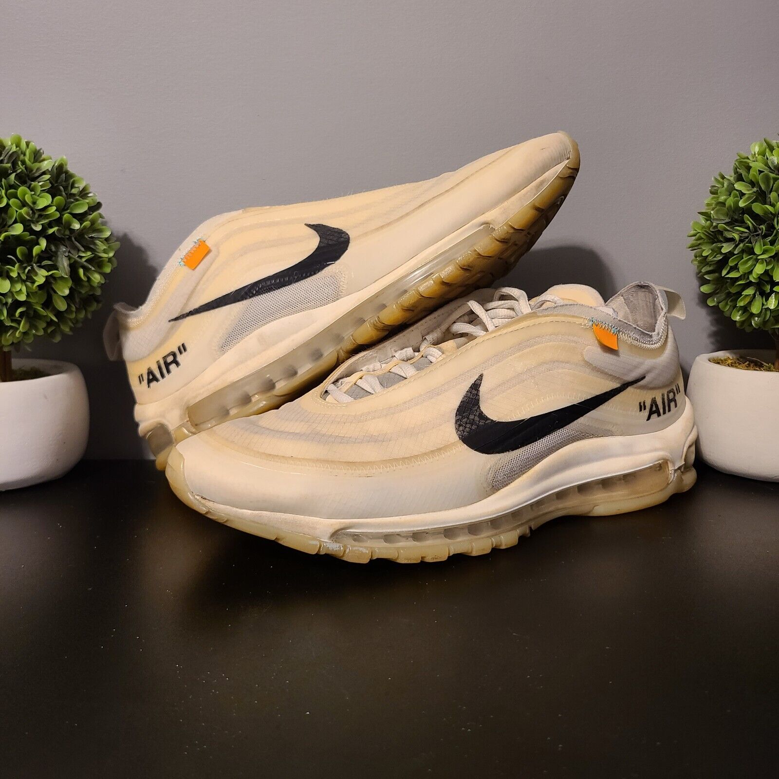 composiet Mijnenveld Perceptie Size 10 - Nike Air Max 97 OG x OFF-WHITE The Ten 2017 884776649676 | eBay