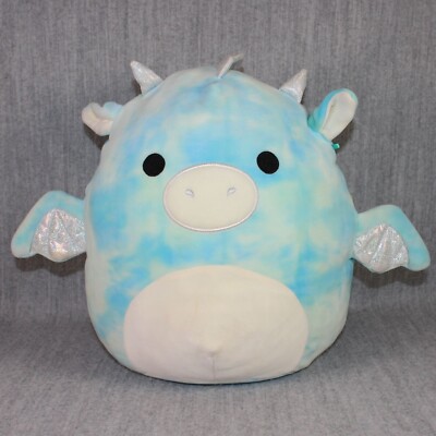 SQUISHMALLOW KELLY TOY Plush Keith the Dragon Wave 7 Large Tie Dye Theme 2018