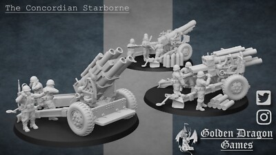 Feldartillerie der Starbourne Guard x 3, Earthshaker Division