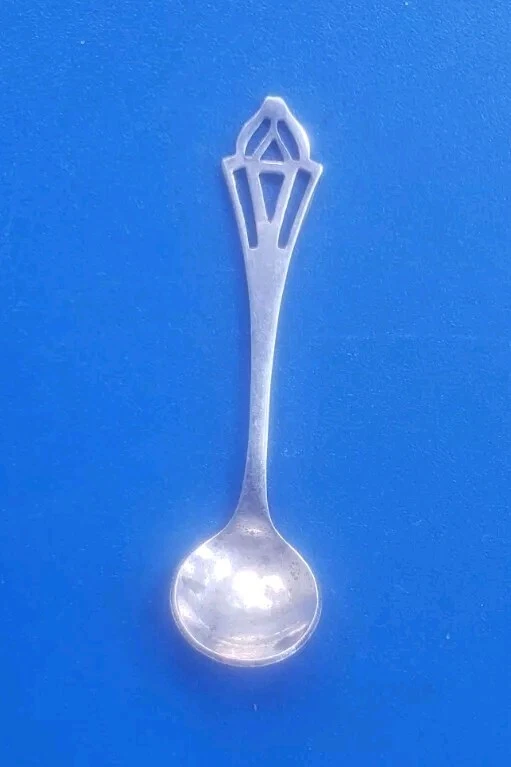 Vintage 2" Sterling Silver Small Sugar Server Spoon