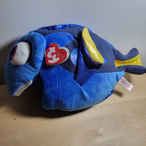 NEW TY SPARKLE 12" LARGE DORY FINDING NEMO DISNEY PIXAR PLUSH STUFFED TOY MWMT - Picture 1 of 2