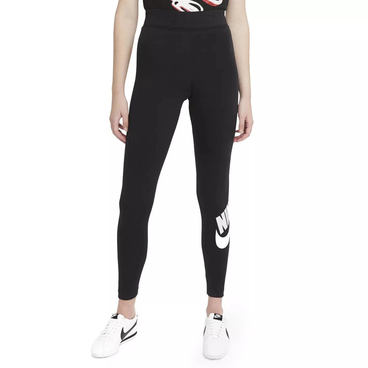 Nike Women's Leg-A-See Futura Black/White HW Leggings (DB3903-010) Size S/M/ L/XL