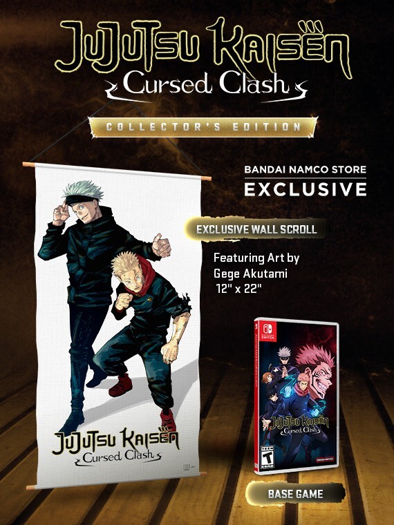 Jujutsu Kaisen Cursed Clash Collector's Edition Bundle Nintendo Switch New.