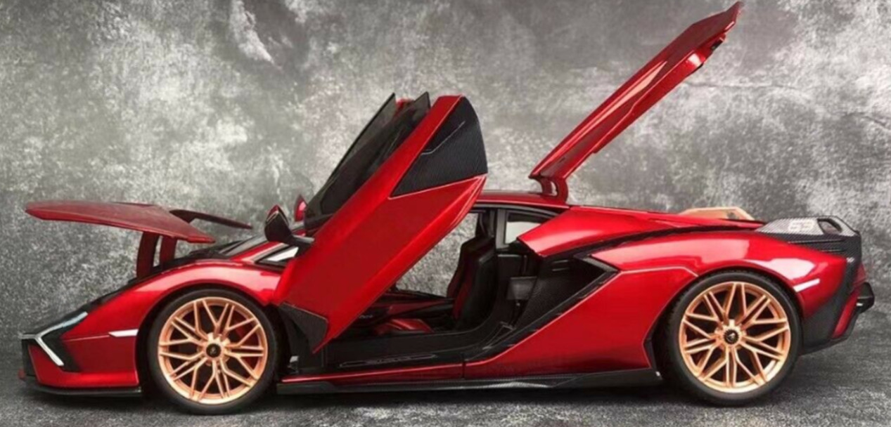 Lamborghini Race Car Hypercar w/Orig. Wheels Rims Custom Built1:18SCALE MODEL
