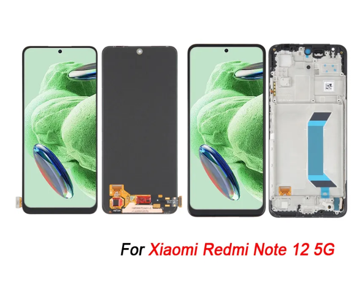 LCD Display Screen Touch Digitizer Frame For Xiaomi Redmi Note 12
