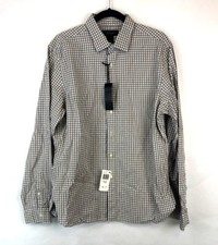 Men's Plaid Button Down Size L New With Tags