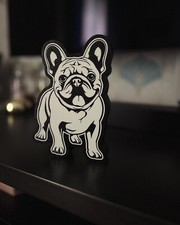Cane Bulldog Francese Lightbox lampada da tavolo accessori ornamentali