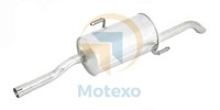 Klarius PG889P Auspufftopf Hinten 206 1.4HDI Nicht Chr Rand 09-13