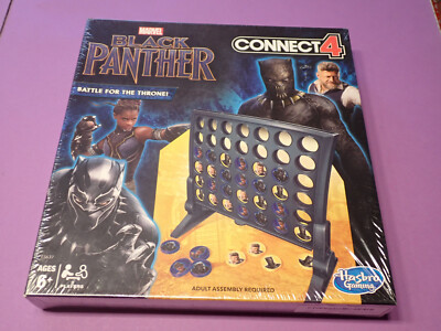 4 Gewinnt (Connect 4) - Black Panther /englische Ausgabe /Hasbro NEU
