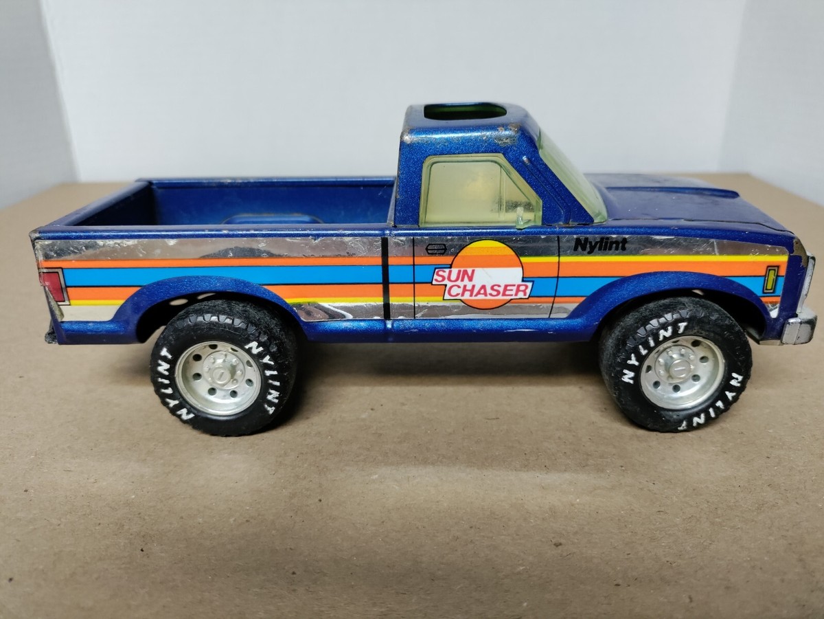 Vintage Pressed Steel Nylint Metal Truck Blue Sun Chaser Vintage Pressed Steel Nylint Metal Truck Blue Sun Chaser