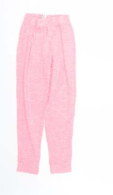 Matalan Mädchen rosa Vinyl Jegging Hose Größe 9 Monate normal