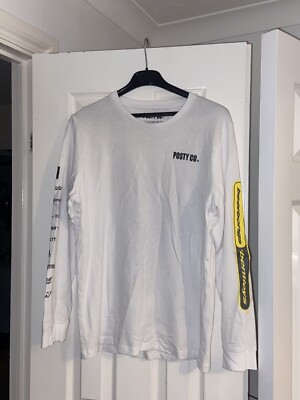 Post Malone Posty Co Beerbongs and Bentleys 2018 Tour Long Sleeve Shirt Medium