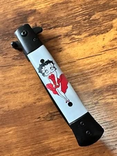 9" Betty Boop Spring Assisted Tactical Pocket Knife
