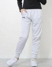 Under Armour Women's Rival Fleece Joggers Size M White