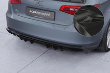 Heck Ansatz Spoiler Tuning Diffusor Glossy für Audi A3 8V HA493-G