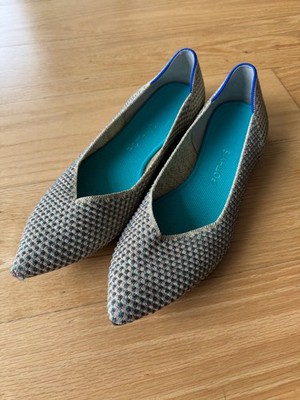 Rothy s The Point Multi-Metallic Flats Size 11