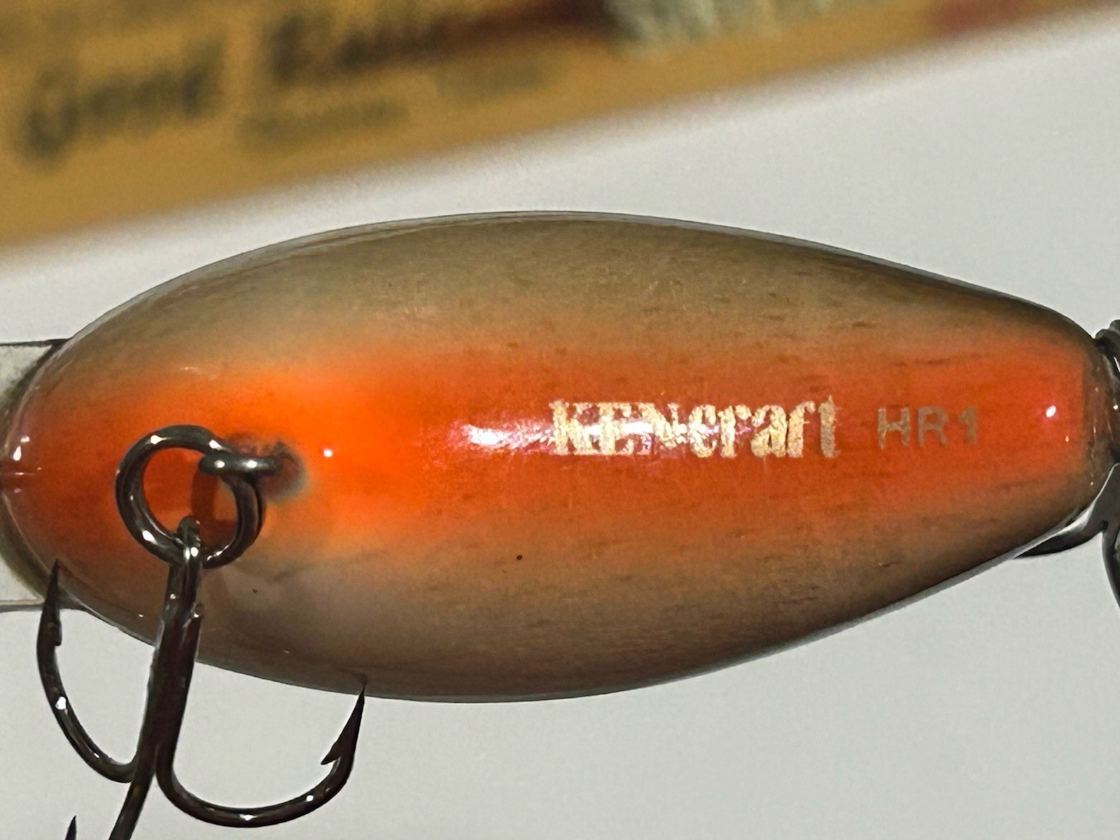 Vintage Bagley Ken Craft DB1 CRANKBAIT GOOD COLOR IN THIS MODEL LURE HR1 HARRY'S