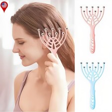 4  Scalp Massager Handheld 9 Claws Head Massager Massage Steel Balls Relax Tool