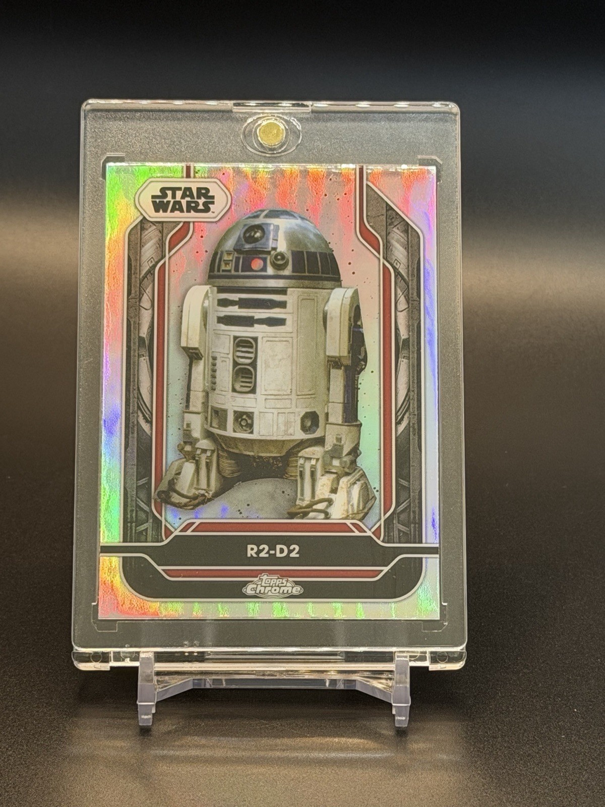 2024 Topps Chrome Star Wars #108 R2-D2 Rainbow Refractor