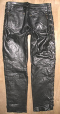 HARD LEATHER STUFF Schnür- LEDERJEANS Biker ...