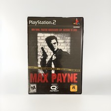 Max Payne (Sony PlayStation 2, 2001) PS2 Complete CIB - CLEAN