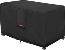 Porch Shield Patio Fire Pit Cover - Waterproof 600D Outdoor Rectangular Fire Tab