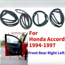 4pcs Door Weatherstrip On Door Sllence Opening Gasket For 1994-1997 Accord Sedan