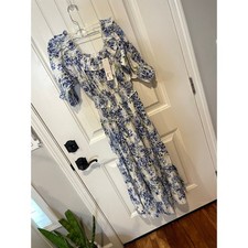 Soft Surroundings rosana maxi dress Missy wisteria XS NWT